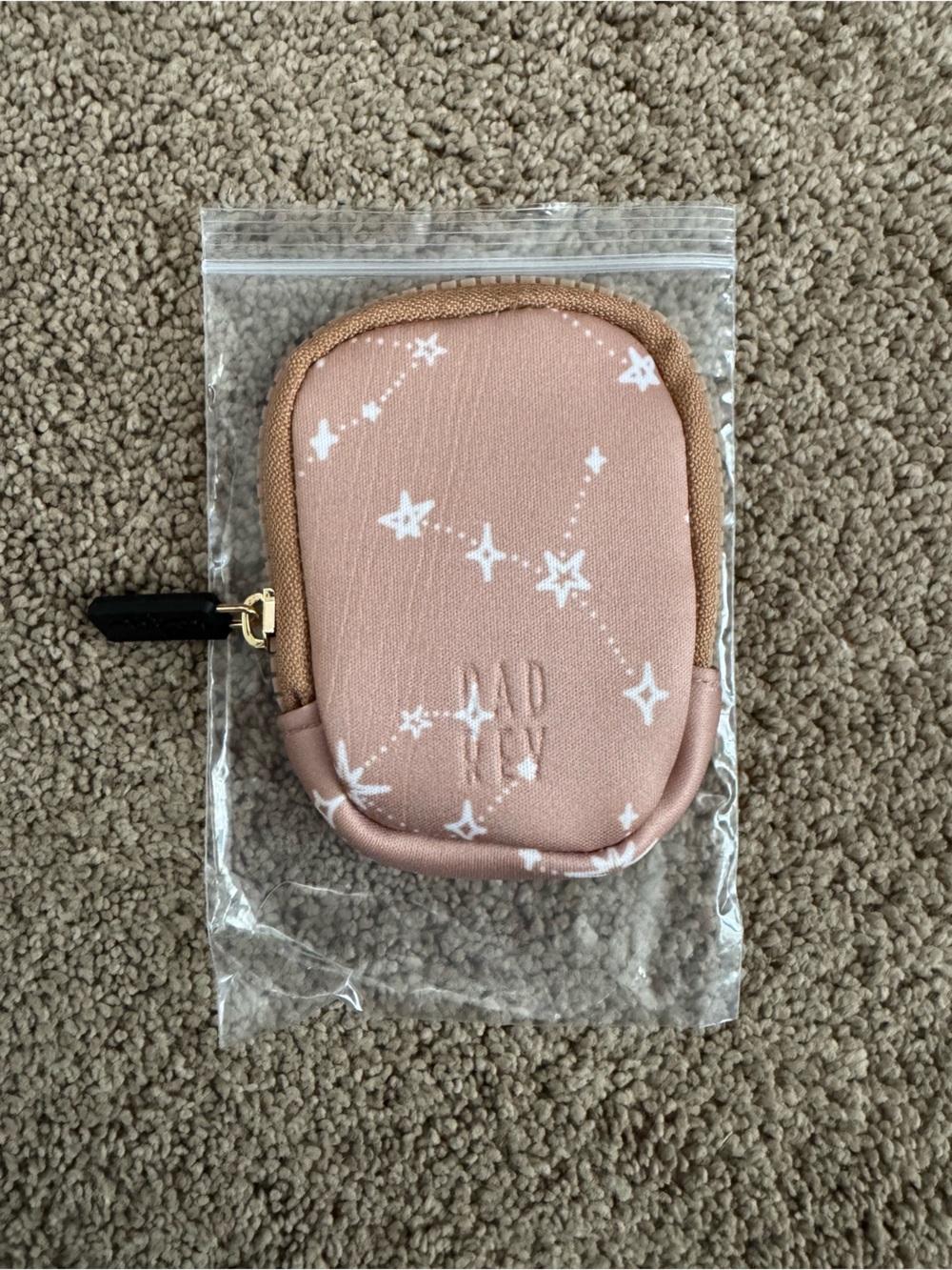 NWT RadRev Tan Constellation Pod Pouch